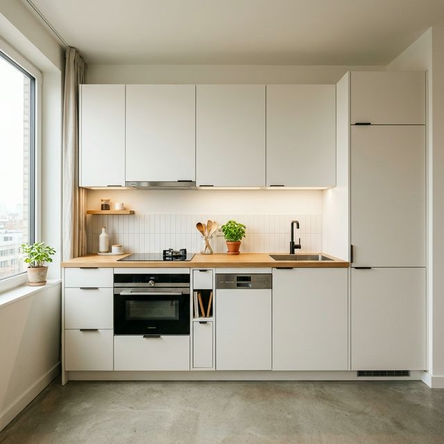 Straight Kitchen